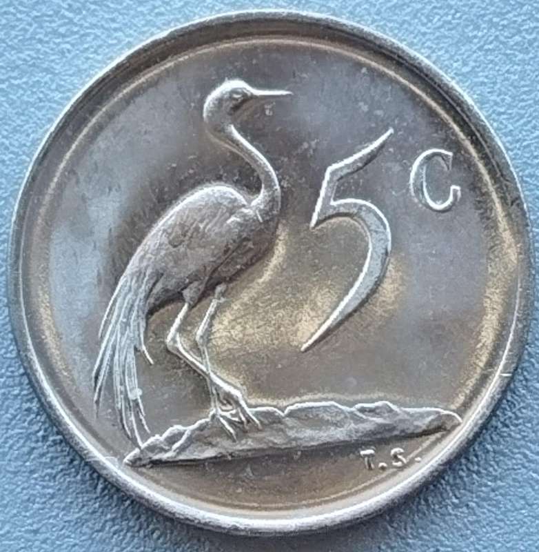1973  5 CENT      RSA       SUN18074