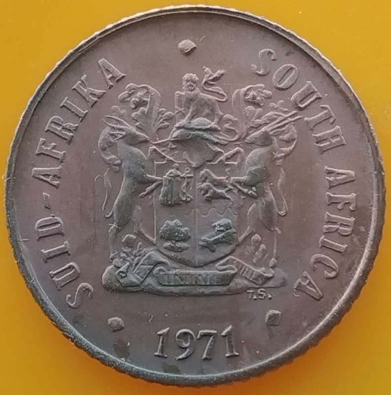 1971   1c   Coin   RSA             SUN18084
