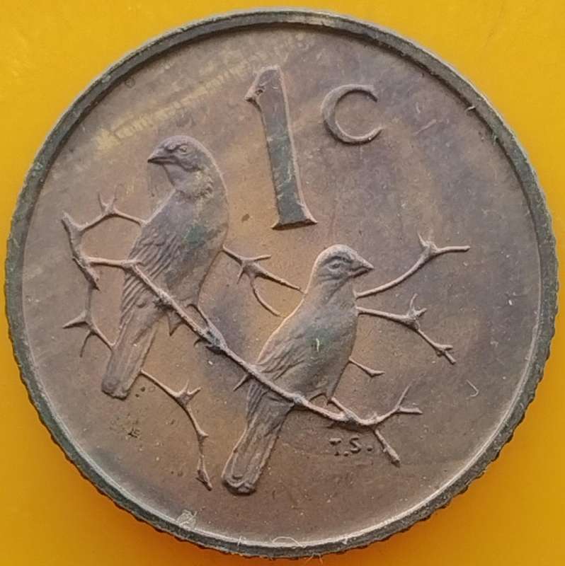 1967   1c   COIN   (Afrikaans)       SUN18096