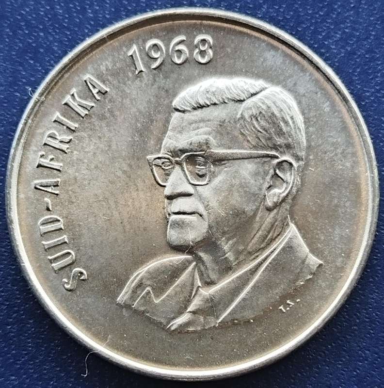 1968   50c   COIN   (Afrikaans)       SUN18106