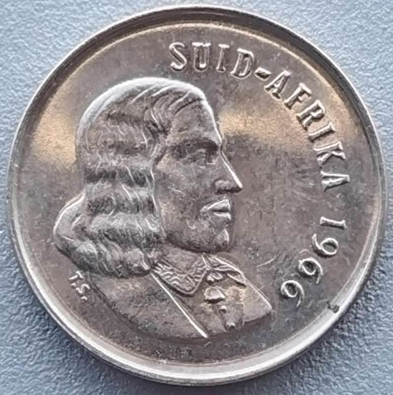 1966   5c   COIN   (Afrikaans)       SUN18109