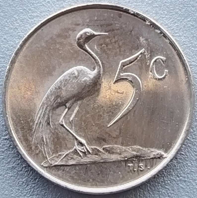 1966   5c   COIN   (Afrikaans)       SUN18109