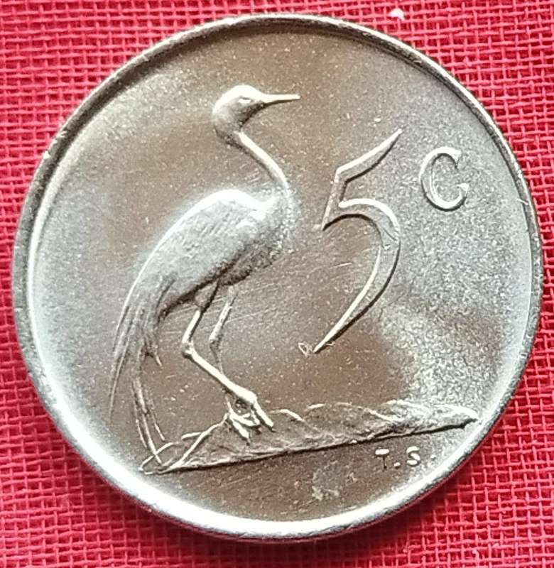 1968   5c   COIN   (Afrikaans)       SUN18117