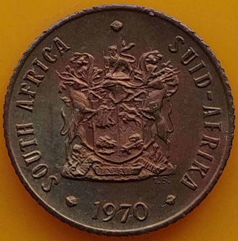 1970  1/2 CENT      RSA       SUN18119