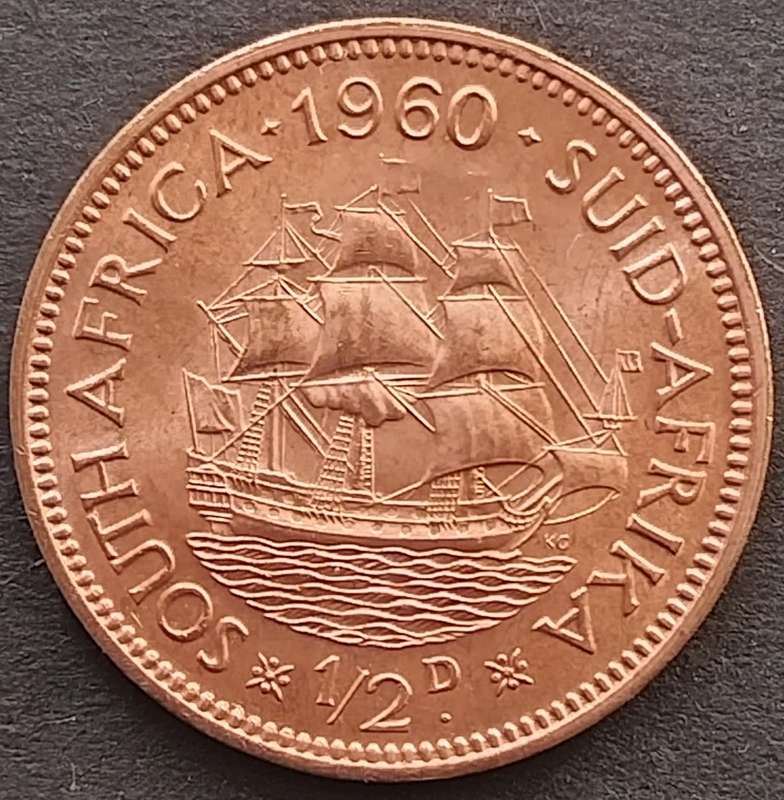 1960      HALF  PENNY  COIN        SA                       SUN18126