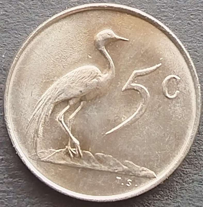 1967   5c   COIN   (English)       SUN18142