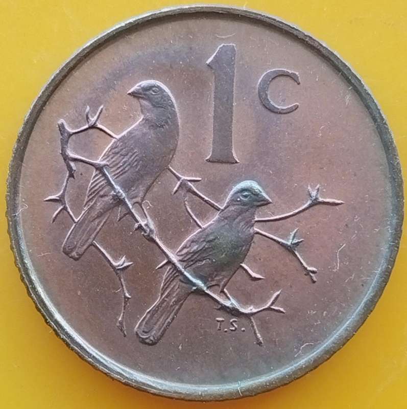 1968   1c   COIN   (Afrikaans)       SUN18143