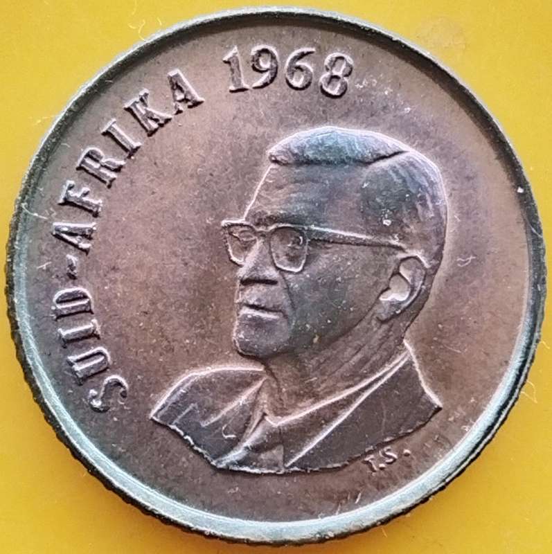 1968   1c   COIN   (Afrikaans)       SUN18143