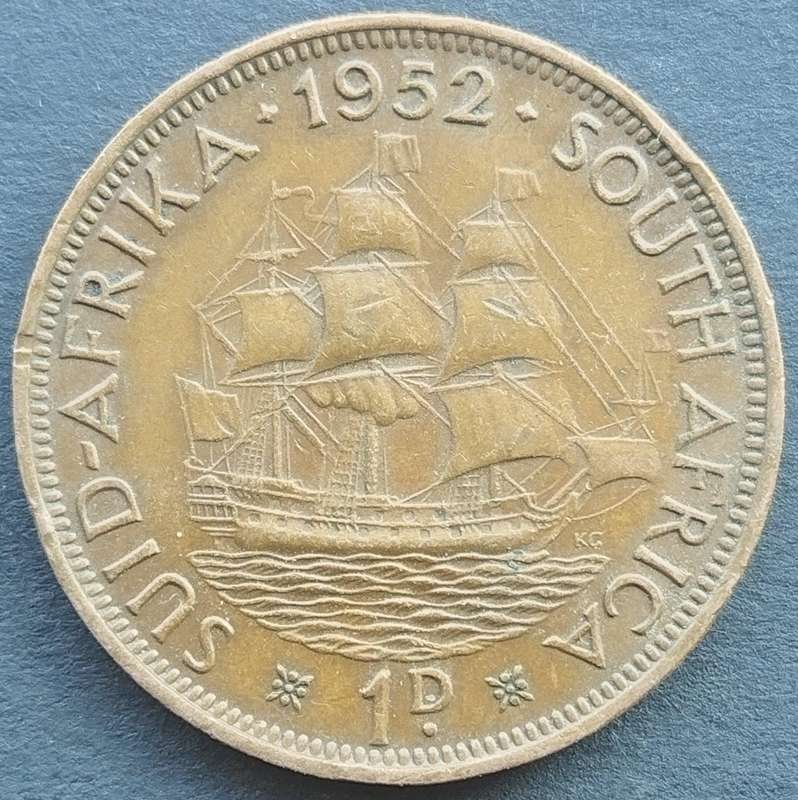 1952     PENNY  COIN        SA                       SUN18146