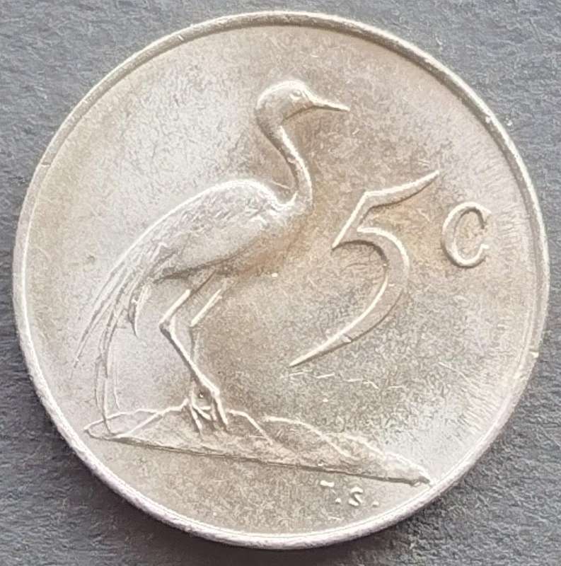 1965   5c   COIN   (Afrikaans)       SUN18147