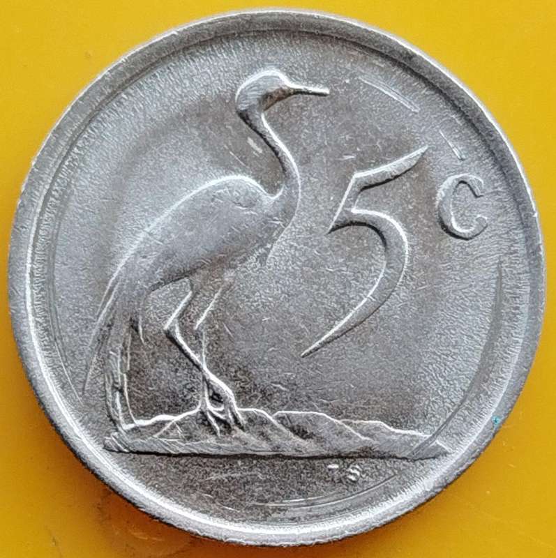 1988   5c   Coin   RSA             SUN18153