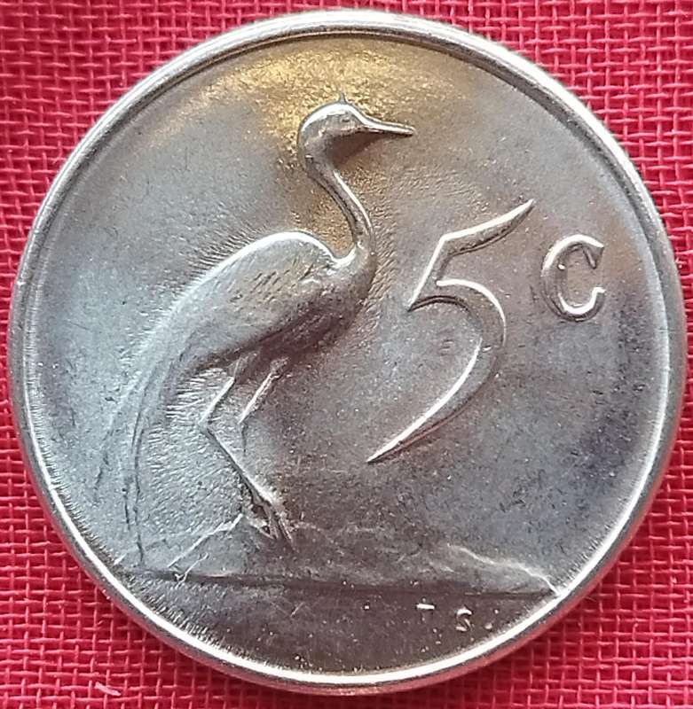 1965   5c   COIN   (Afrikaans)       SUN18160