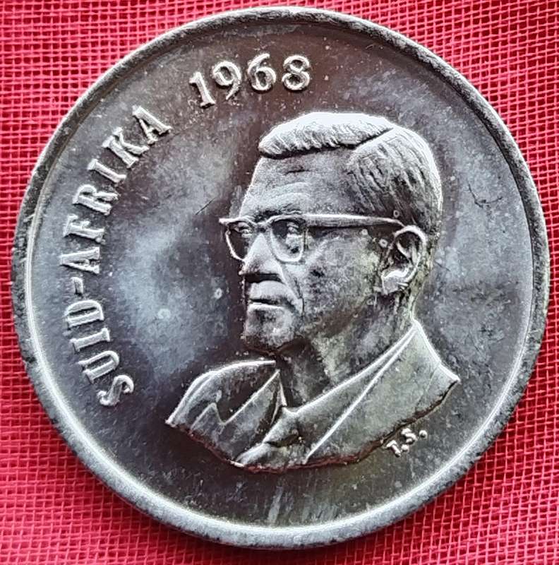 1968   20c   COIN   (Afrikaans)       SUN12479~