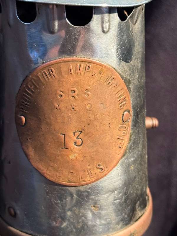 Vintage Miners Lamp