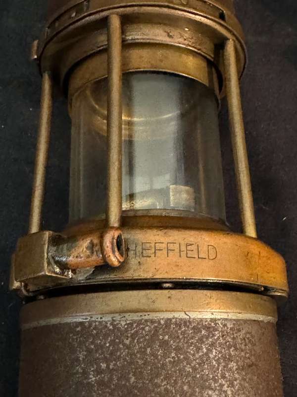 Vintage Miners  Safety Lamp