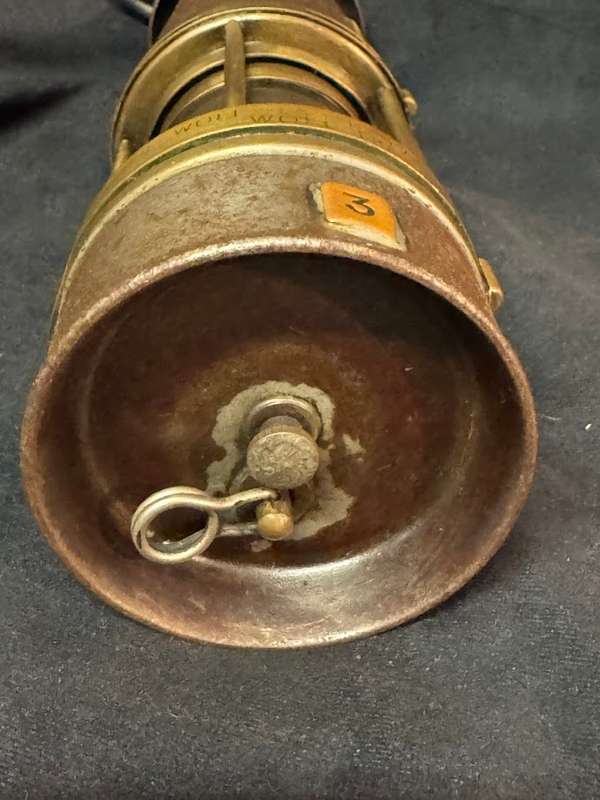 Vintage Miners  Safety Lamp