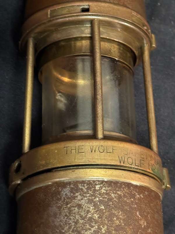 Vintage Miners Lamp Wolf Safety Lantern