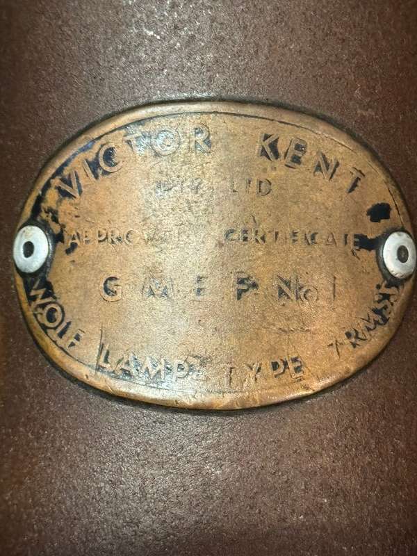 Vintage Miners Lamp Wolf Safety Lantern