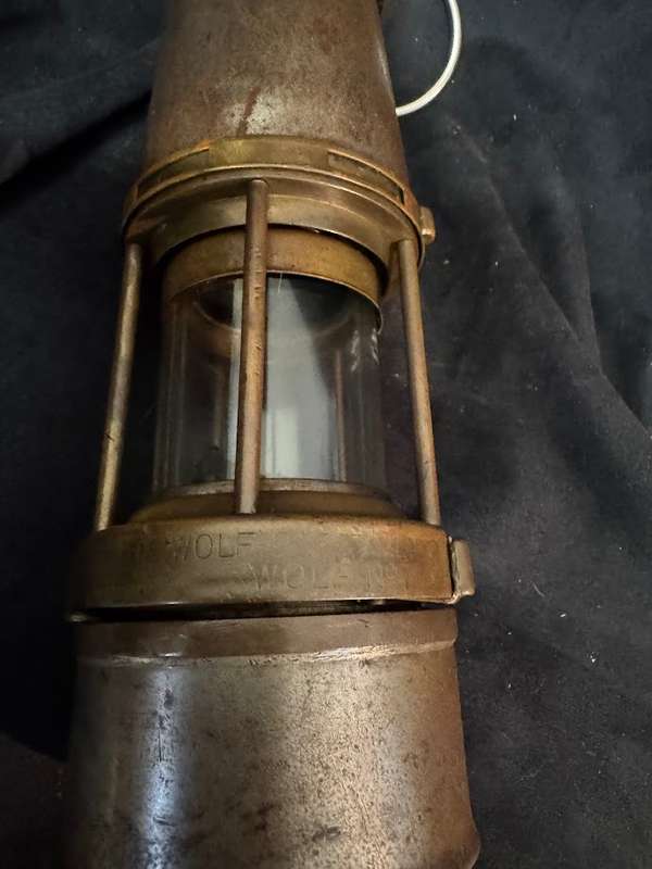 Vintage Miners Lamp Wolf Safety Lantern