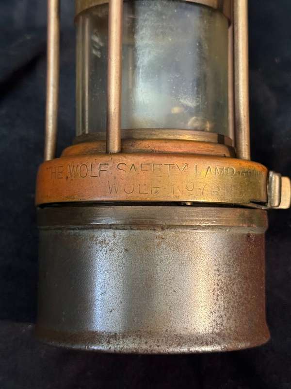 Vintage Miners Lamp Wolf Safety Lantern
