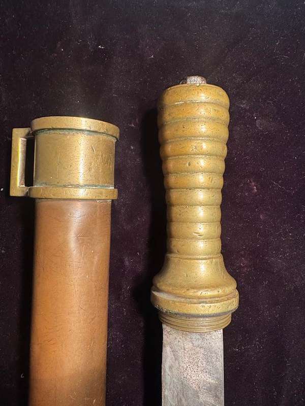 Vintage German WWII Navy Diver's Knife and sheath