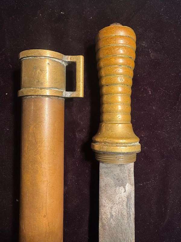 Vintage German WWII Navy Diver's Knife and sheath