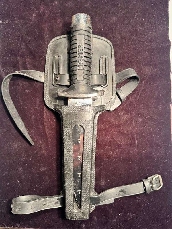 PREMIER Scuba Diving, Stainless Steel Knife with a Ruler