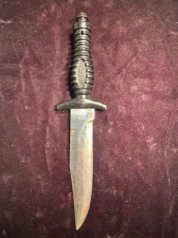 NORGE SCUBA KNIFE CRESSI SUB MADE IN ITALY VINTAGE