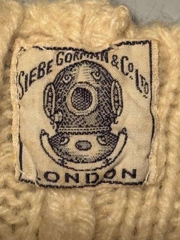 SIEBE GORMAN & CO SUBMARINE ENGINEERS underclothing jumper.