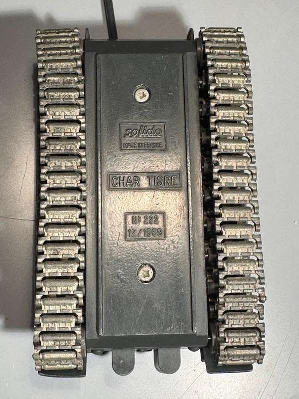 Solido 222 Tigre Tiger Military Panzer Tank Char 12/1969