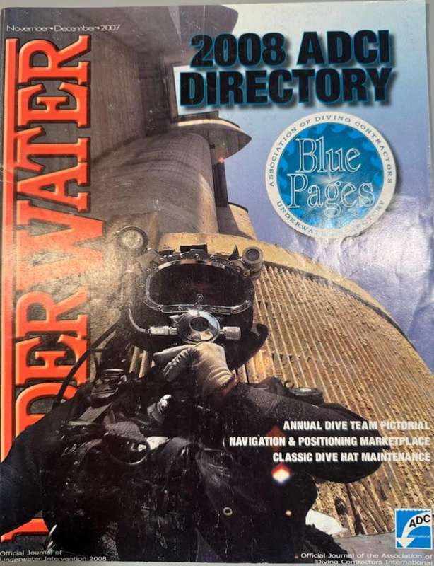 Underwater Nov/Dec 2007 ADCI Diving magazine Direectory