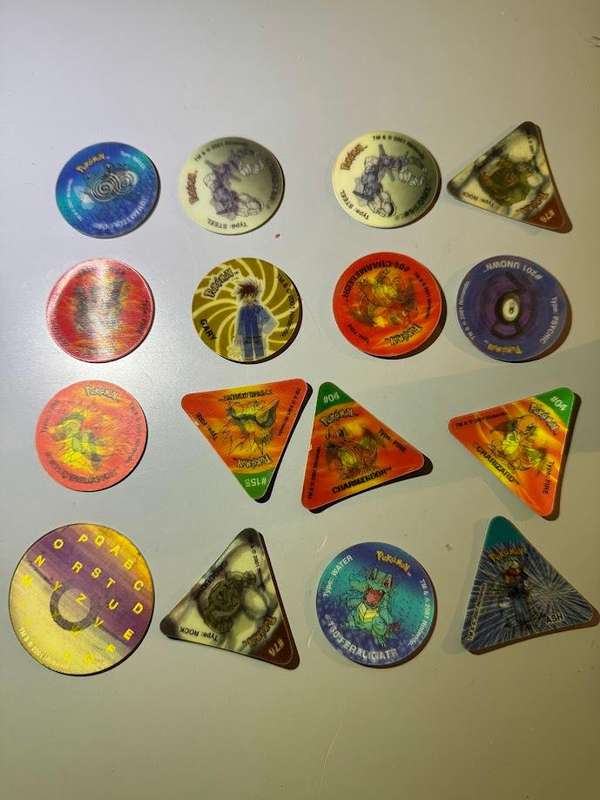 Pokémon 3D Tazos Mixed Lot 16