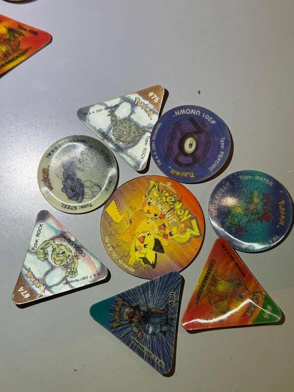 Pokémon 3D Tazos Mixed Lot 16