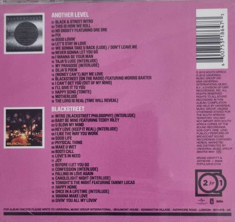 2 CD, Blackstreet- Another Level+ Blackstreet