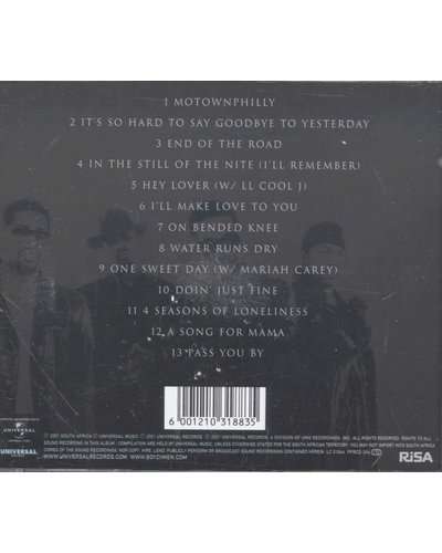 CD, Boyz II Men- Legacy ( The Greatest Hits Collection)