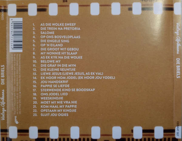 CD, Die Briels - Vintage Afrikaans( Uit Die Skatkis)