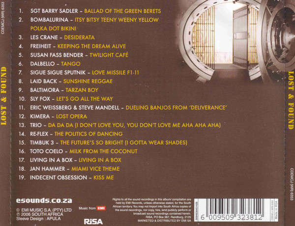 CD, Lost & found - Various Artist