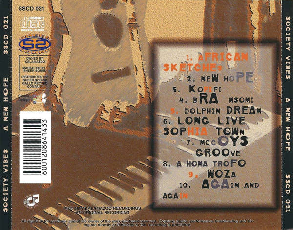 CD, Society Vibes ( Pops Mohamed  and McCoy Mrubata) A New Hope