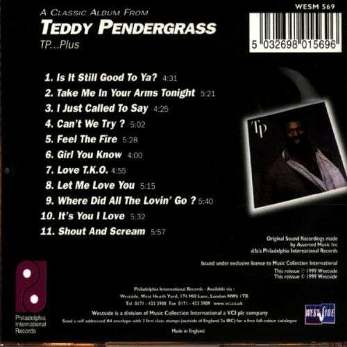 CD, Teddy Pendergrass- TP...Plus ( Import)