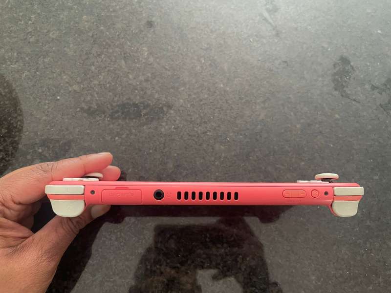 Coral Nintendo Switch Lite with 128GB micro SD card