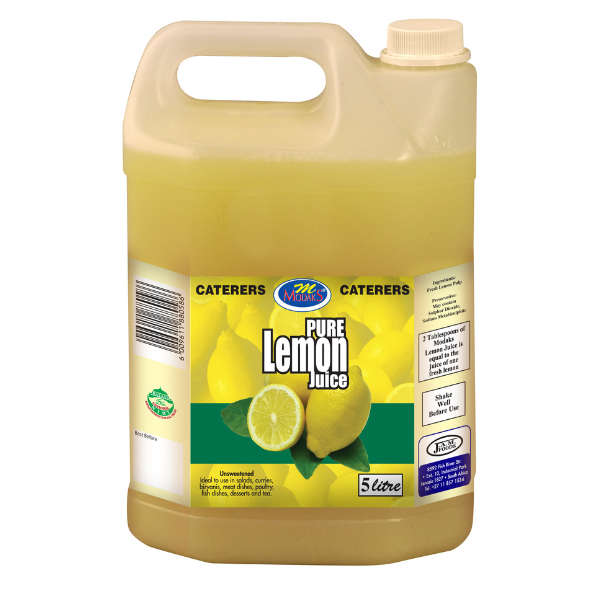 PURE LEMON JUICE 5Lt