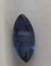 5.00 x 2.60 mm Marquise cut Blue Sapphire 0.20ct.