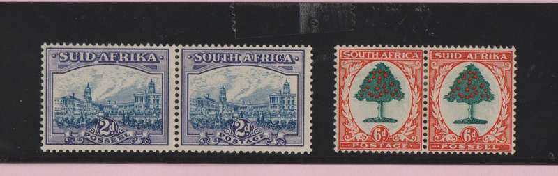 UNION SA HYPHENATED PICTORIALS-2D BLUE & VIOLET & 6D FAINT BACKGROUND-VF LMM-CV R1050-SACC 58/60