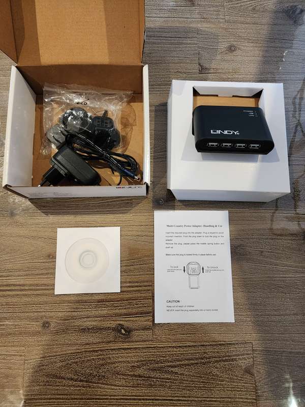 Lindy 4 port USB 2.0 over IP device
