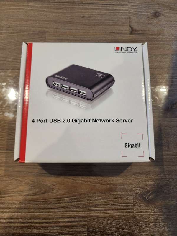 Lindy 4 port USB 2.0 over IP device