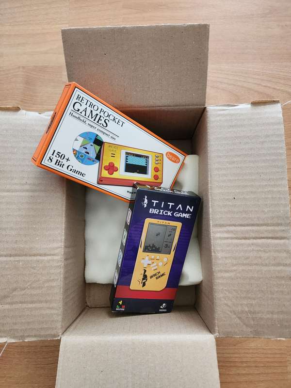 Titan Brick Game AND Retro Pocket Handheld Games