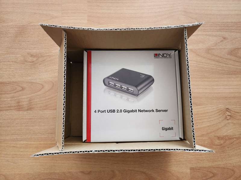 Lindy 4 port USB 2.0 over IP device