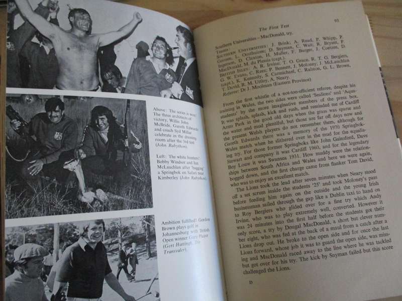 THE GREATEST LIONS. The Story of the British Lions Tour of South Africa, 1974