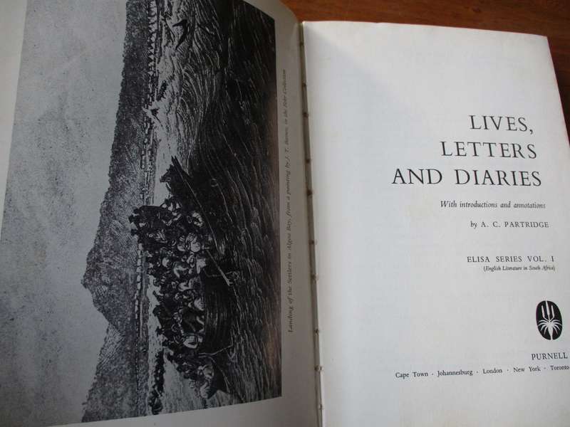 Lives, Letters and Diaries  Introductions and annotations by A.C. Partridge  Elisa Series Vol.I