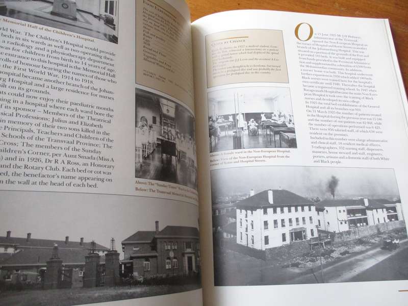 JOHANNESBURGH  Hospital Hospitaal 1890-1990  Lorna Schreiber  Jenifer Gillwald